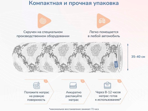 Матрас Dimax Твист Ролл Медиум стиф (седафлекс) фото 5